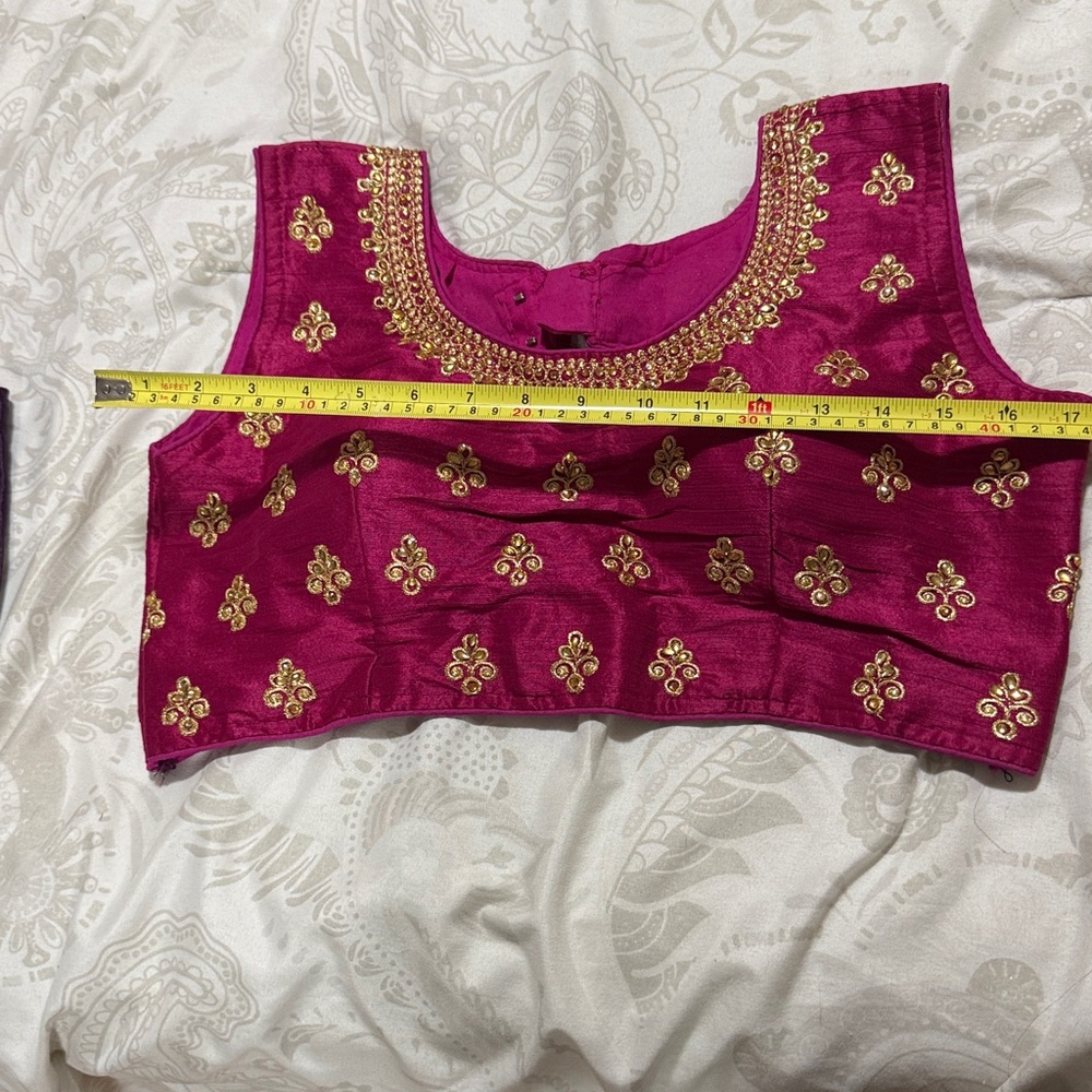 Pink Embroidered Blouse - Picture 3 of 6